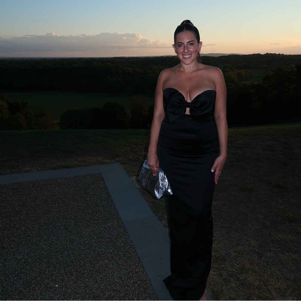 Sau Lee Esther Gown in Black Size 8 HEMMED - Picture 2 of 5
